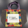 Image of Library Bag with polka dot pattern